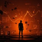 Impacto de la IA y rumores de despidos en Tailwind CSS ilustrados con metáforas visuales de sostenibilidad y transformación tecnológica.