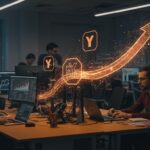 Equipo de talento en IA colaborando en startup tecnológica en Berlín impulsada por Y Combinator para sistemas telefónicos innovadores.