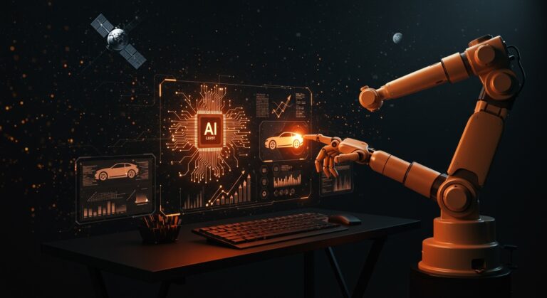 Avances en inteligencia artificial, robótica, autos autónomos y computación cuántica con enfoque en tendencias tecnológicas 2026.