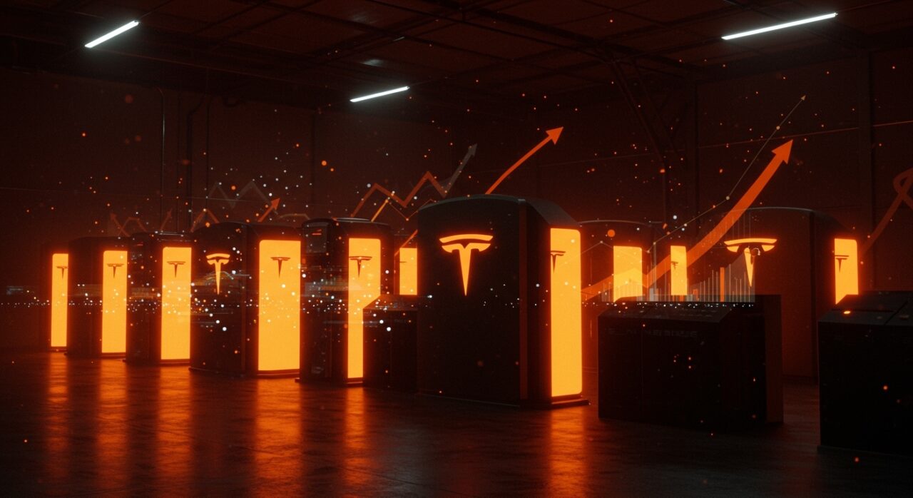 Almacenamiento de energía Tesla con Megapack y Powerwall destacando tendencias en cleantech y oportunidades para startups LATAM.