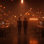 Dos cofundadores de Thinking Machines Lab parten hacia OpenAI, ilustrando el impacto en el ecosistema tech y la evolución de startups en IA.