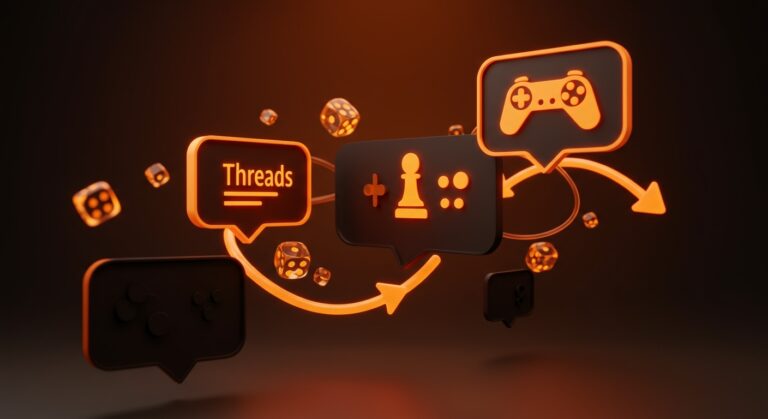 Integración de juegos en mensajes de Threads para aumentar engagement y competencia en redes sociales, tendencia clave en tecnología.