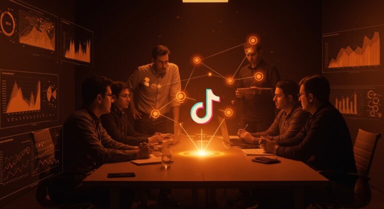 Fundadores analizando el impacto del acuerdo de TikTok en EE. UU. sobre la valoración y tendencias de inversión en startups tecnológicas.