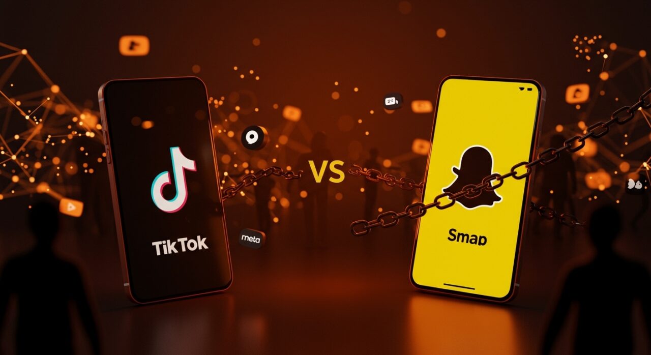 Acuerdo entre TikTok y Snap sobre demanda por adicción a redes sociales con impacto en LATAM y regulación digital.