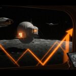 Hotel lunar hinchable de la startup GRU Space destacando tendencias de turismo espacial e innovación tecnológica.