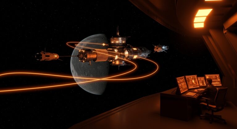 Primera reserva para hotel lunar en turismo espacial mostrando innovación y economía lunar emergente de startups tecnológicas.