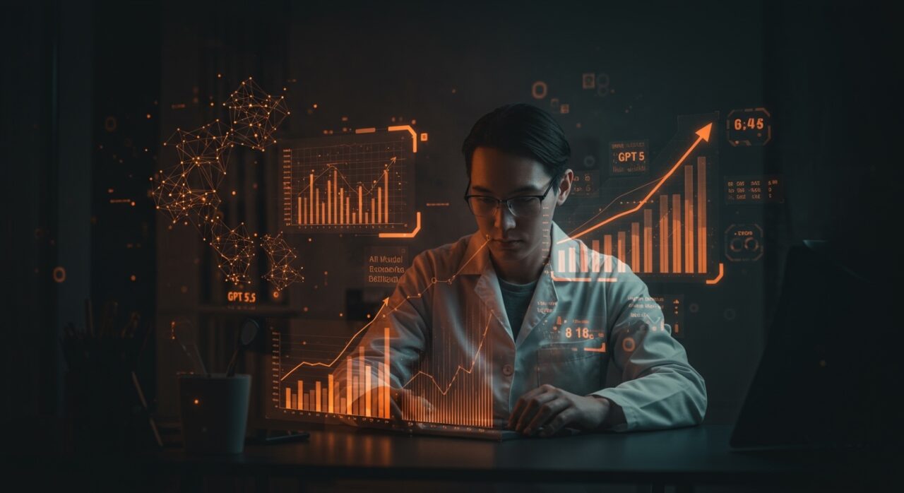 Análisis visual de los unit economics y rentabilidad del GPT-5 de OpenAI en el contexto de startups tecnológicas e inteligencia artificial.