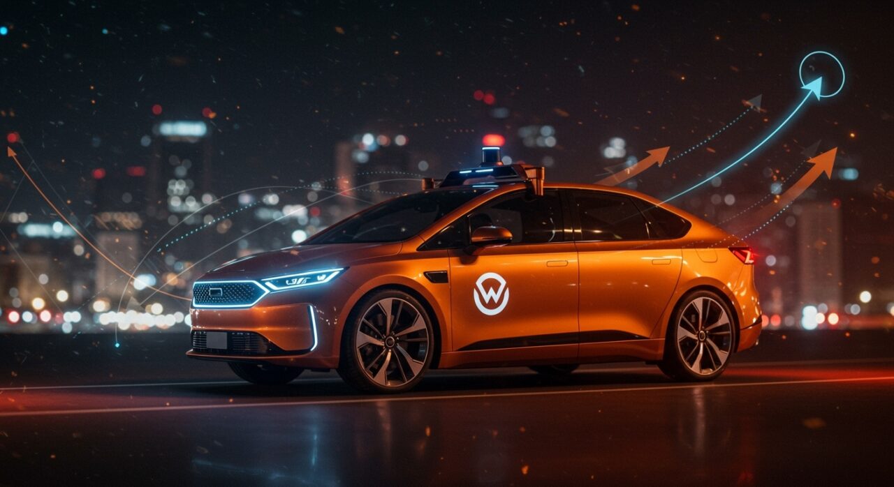 Robotaxi Waymo RT con rebranding de Zeekr destacando tendencias en movilidad autónoma y su impacto en startups.