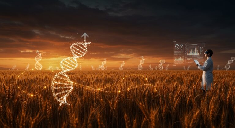 Innovación en biotecnología agrícola con trigo genéticamente editado y tecnología IA en Chile, destacando avances y oportunidades en startups agtech para 2025.