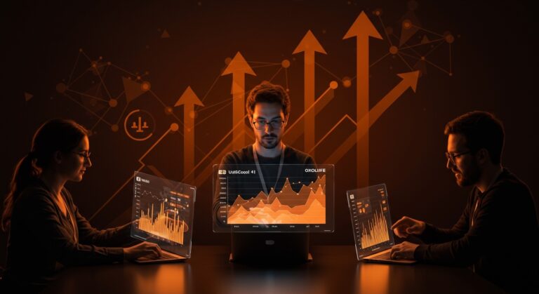 Startups catalanas UniSCool, Oxolife y Mitiga Solutions recibiendo financiación europea del EIC Accelerator 2025 en un entorno tecnológico innovador.