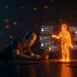 Agentes de IA autónomos generando pull requests automáticos en desarrollo de software para startups tecnológicas.