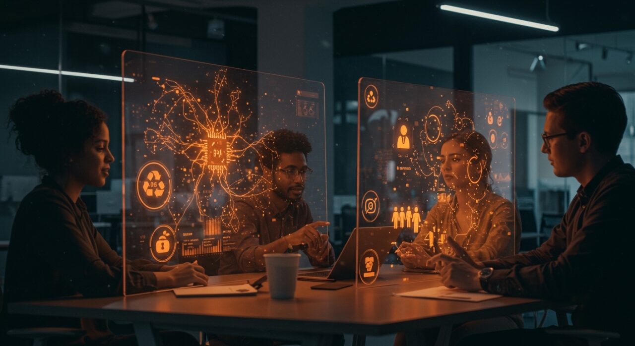 Pilotos tecnológicos de startups chilenas en inteligencia artificial, economía circular y sostenibilidad corporativa con ABB Chile.