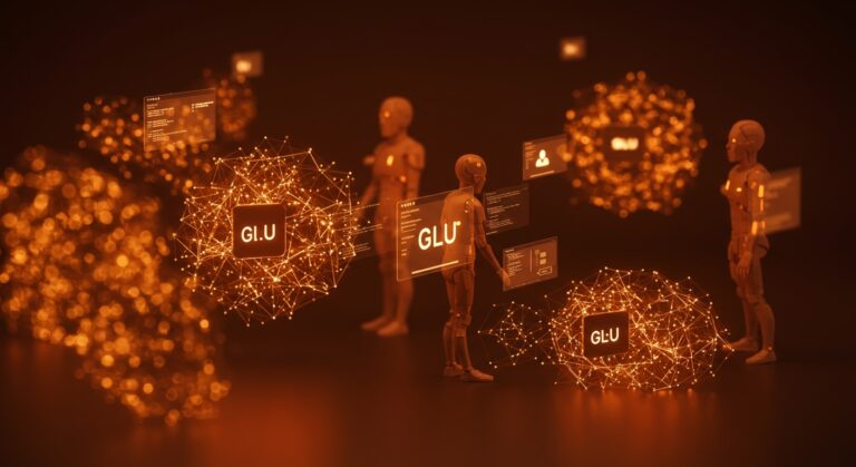 Equipo autónomo de agentes IA colaborando en desarrollo automatizado con integración de Docker y GitHub.