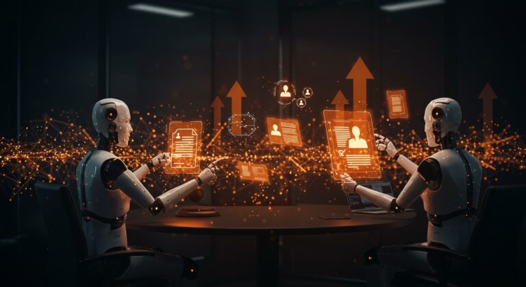 Agentes AI colaborando en la automatización legal con tecnología Opus 4.6 en un entorno legaltech para startups.