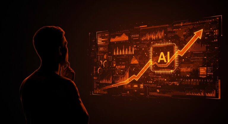 Founder tecnológico enfrentando el AI FOMO con estrategias prácticas para adoptar inteligencia artificial en startups.