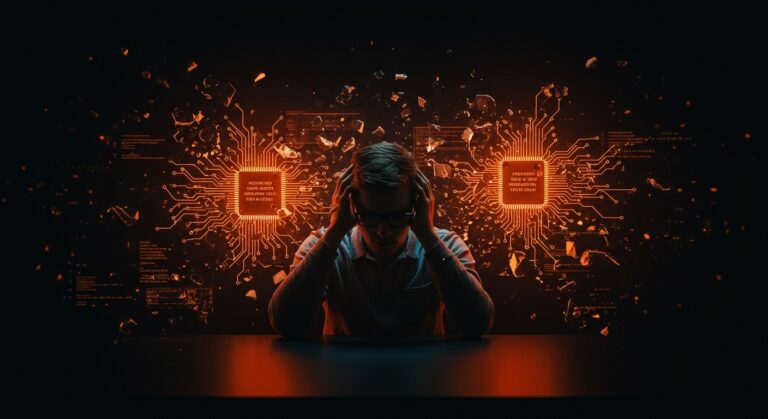 Desarrollador de software enfrentando el AI slop y los retos de calidad en software generado por inteligencia artificial.