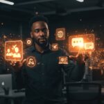 Adquisición de startup de IA SkyLink por Amadeus, mostrando integración de IA conversacional y automatización en viajes corporativos.