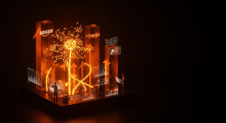 Inversión en IA de Amazon y Google con infraestructura tecnológica avanzada impulsando startups del ecosistema hispano.