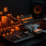 Interfaz digital de Ardour 9.0 mostrando Region FX, pianoroll independiente y multitouch, destacando DAW open source para producción musical y herramientas para founders.