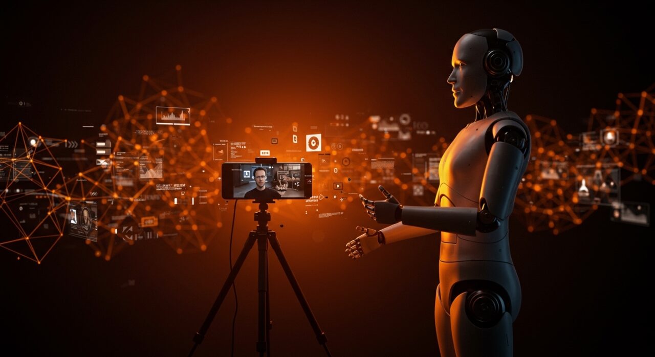 Trabajador remoto recolectando video egocéntrico para entrenar robots humanoides en trabajo tech de startup Y Combinator.