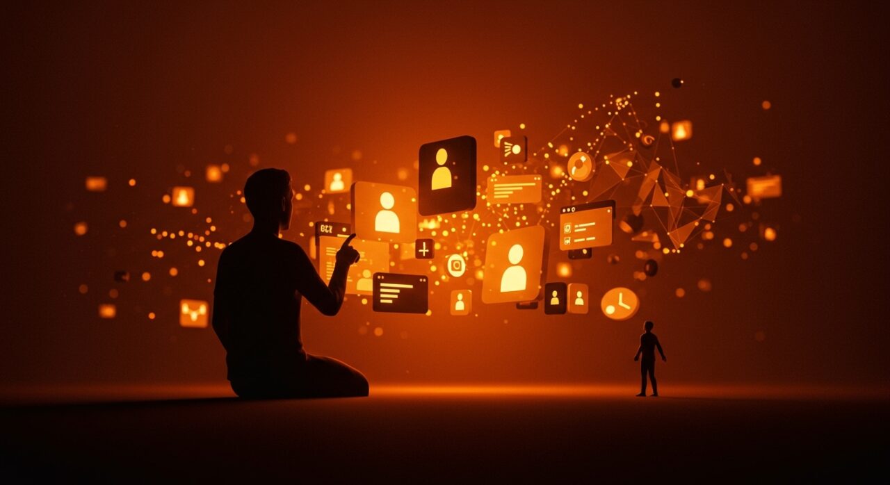 Evolución de las redes sociales y attention media con visualización de plataformas digitales y Mastodon como alternativa en la transformación digital.