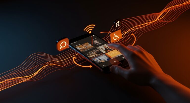 Problemas de accesibilidad causados por auto-scrolling en apps y su impacto en usuarios con TalkBack para una experiencia inclusiva.