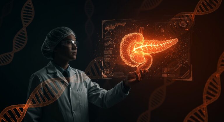 Terapia combinada innovadora logra remisión total en cáncer de páncreas destacada en investigación médica y biotecnología.