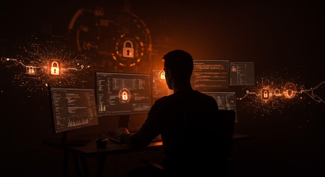 Startup tech founder enfrentando amenazas de backdoor XZ en seguridad Linux y gestión de riesgos en código abierto.