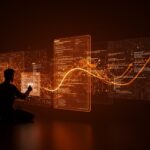 Qodo Benchmark 1.0 evaluando herramientas de IA para revisión de código con visualización de redes neuronales y automatización en desarrollo software.