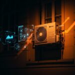 Bombas de calor inteligentes instaladas en edificios antiguos con automatización y software para retrofits eficientes en LATAM.