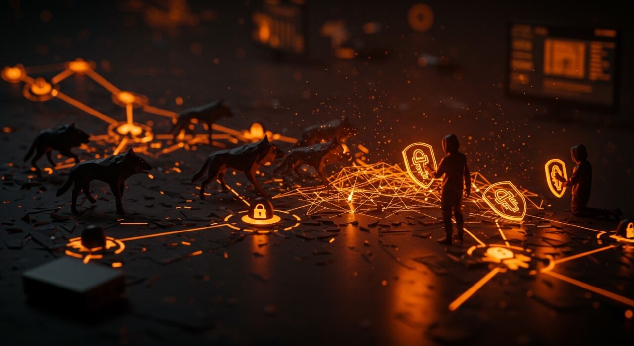 Ataque Sybil del botnet Kimwolf casi destruyendo la red I2P y defensa con criptografía post-cuántica en seguridad de redes.