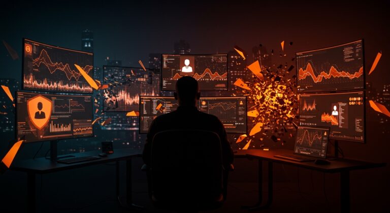 Brecha de datos CarGurus representada con figuras digitales y pantallas que reflejan la vulneración de 12.5 millones de cuentas, en contexto de ciberseguridad para startups.