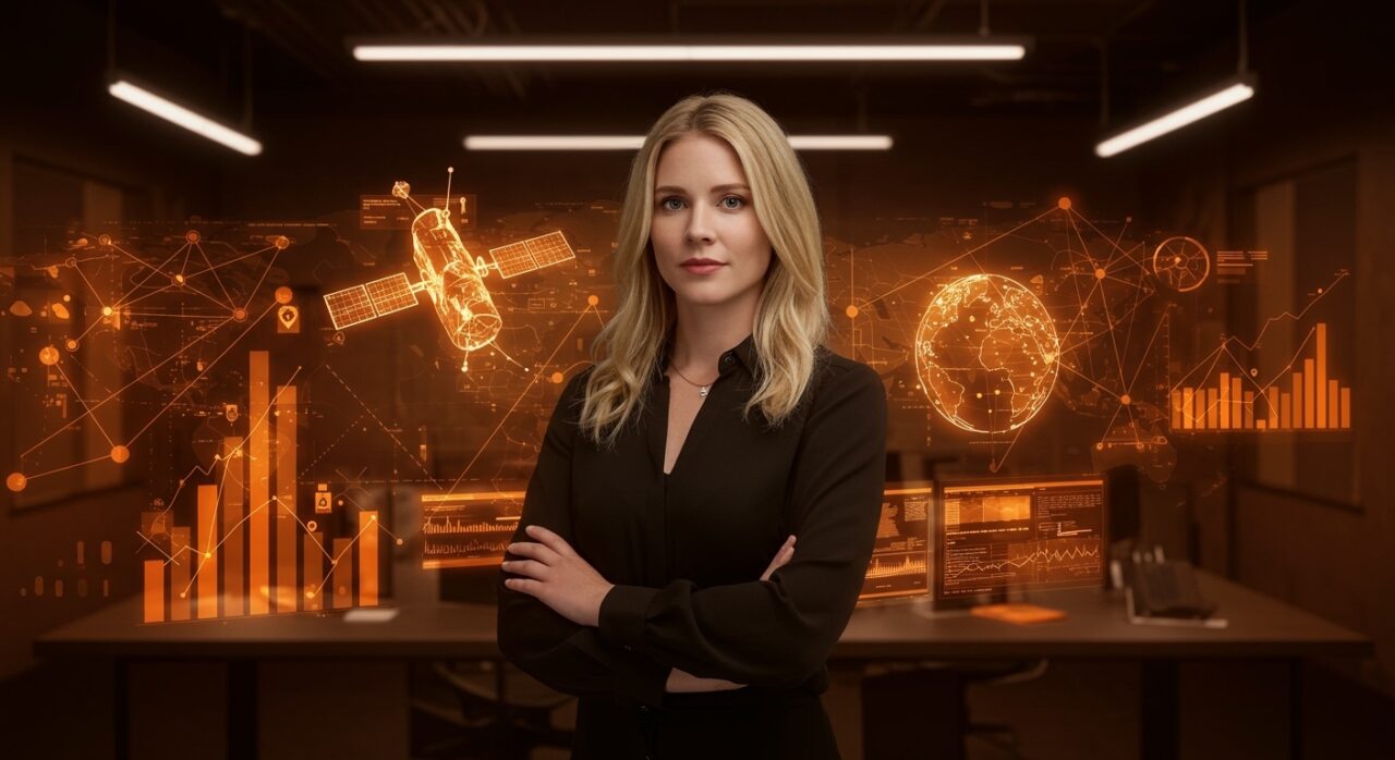 Bridgit Mendler liderando Northwood Space, startup aeroespacial con innovaciones en comunicaciones satelitales y exitoso funding tecnológico.