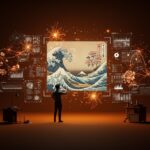 Startup innovadora utilizando búsqueda visual basada en IA aplicada al arte ukiyo-e para transformar tecnología y computer vision.