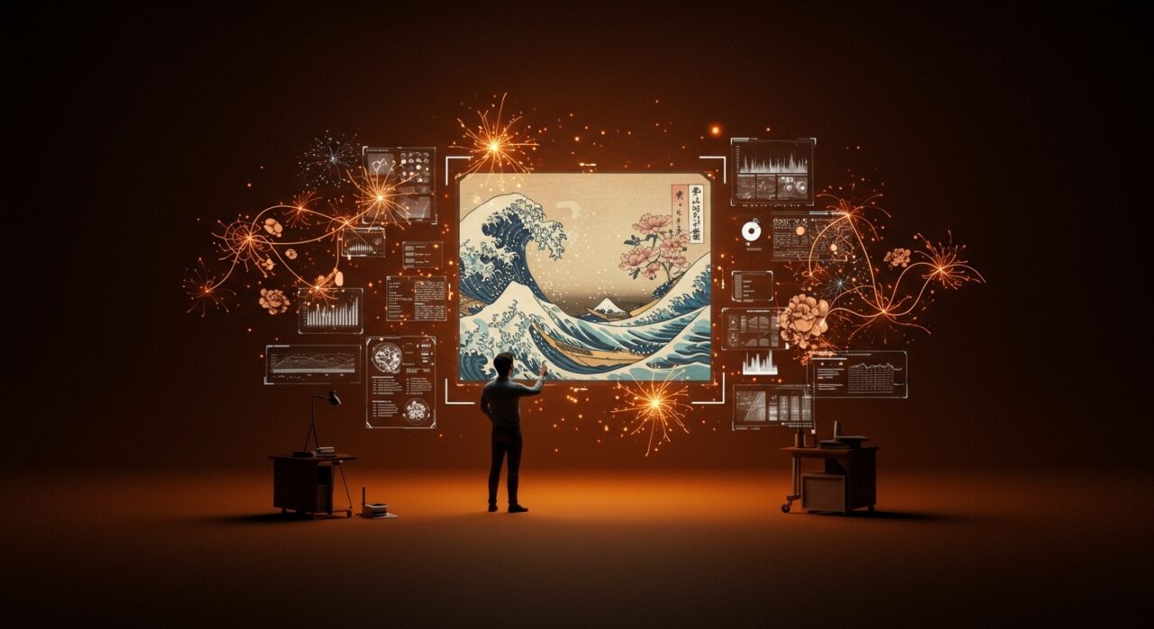 Startup innovadora utilizando búsqueda visual basada en IA aplicada al arte ukiyo-e para transformar tecnología y computer vision.