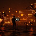 Analista tecnológico frente a una interfaz digital mostrando caída del tráfico Telnet por vulnerabilidad crítica CVE-2026-24061 en ciberseguridad.