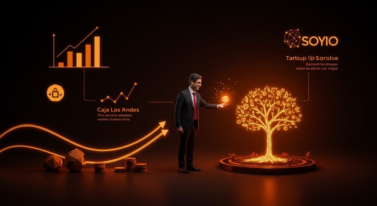 Inversión en startups Chile representada por Caja Los Andes apoyando a Soyio en el ecosistema emprendedor chileno.