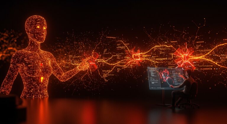 Claude Opus 4.6 detectando más de 500 vulnerabilidades zero-day en código abierto, representación visual del AI aplicado a la ciberseguridad para founders tech.