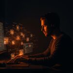 Comando Git para automatizar la limpieza de ramas en desarrollo de software, resaltando productividad y workflows automatizados.