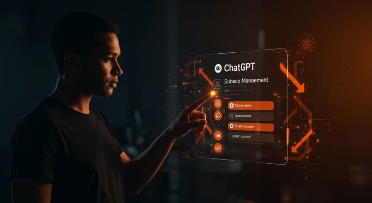 Guía visual para founders sobre cómo cancelar suscripción a ChatGPT y optimizar gestión de SaaS con herramientas de IA.