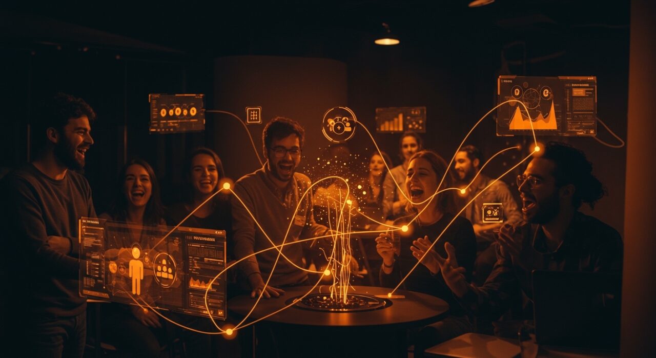 Networking empresarial en Sevilla TechPark con matchmaking inteligente basado en inteligencia artificial para startups en el ecosistema tecnológico.