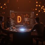 Equipo tech analizando el lenguaje de programación D para desarrollo eficiente y concurrencia integrada en startups.