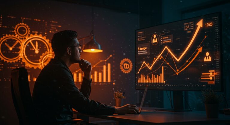 Profesional tecnológico reflexionando sobre el desempleo de larga duración en el mercado laboral tech de startups hispanas.