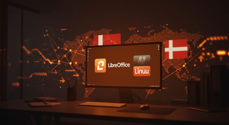 Migración tecnológica a software open-source en Dinamarca, destacando soberanía digital y oportunidades para startups tech.