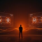 Comparativa visual entre Docker Swarm y Kubernetes resaltando orquestación de contenedores eficiente para startups y optimización de costos en DevOps.