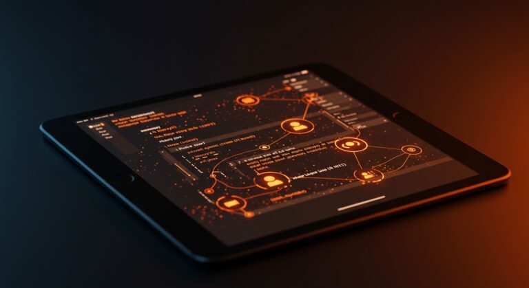 Cliente SSH y Mosh para iOS mostrando terminal móvil con integración de agentes IA y desarrollo remoto optimizado.