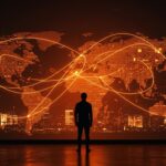 Founder tecnológico reflejando el impacto de la crisis económica rusa en mercados globales y startups internacionales.