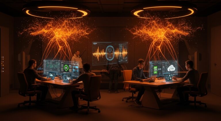 Colaboración de ElevenLabs con Google Cloud integrando GPUs NVIDIA Blackwell para potenciar IA de voz en startups tecnológicas.