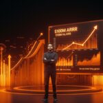 Fundador de startup india Emergent mostrando crecimiento explosivo a $100 millones en ARR con plataforma SaaS de vibe-coding y tecnología no-code.