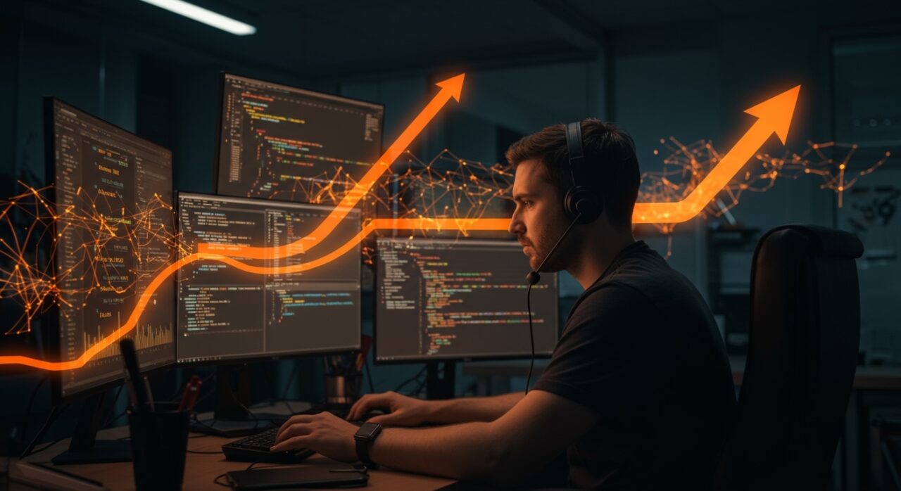 Founding engineer desarrollando infraestructura para hedge fund AI-native Event Horizon Labs, destacando IA aplicada y fintech innovador.